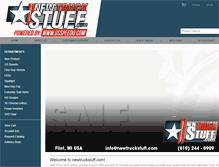 Tablet Screenshot of newtruckstuff.com